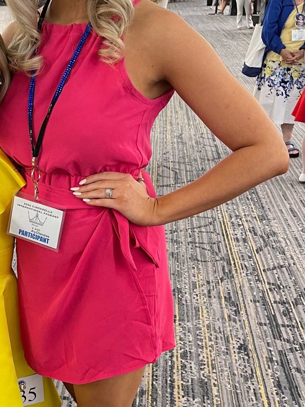 Hot Pink Halter Romper